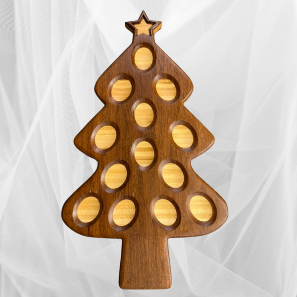 Christmas Tree Deviled Egg Tray Using BAMX Wood - Image 2