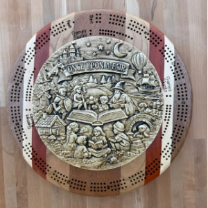 2026 Sand Diego Fair 12” Round Cribbage Board